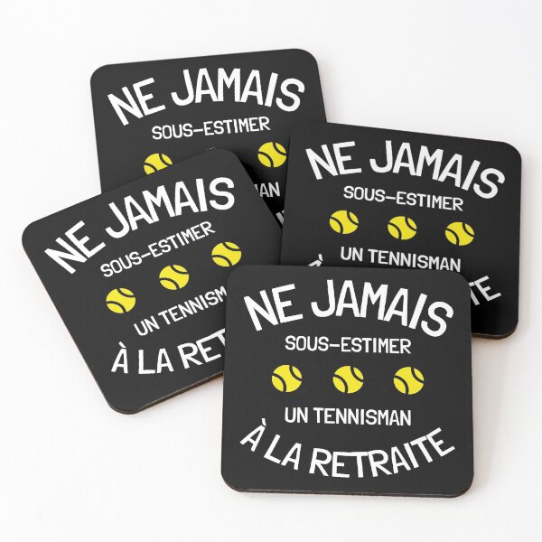 Item preview, Never underestimate tennis player retirement sport funny designed and sold by joozybart.