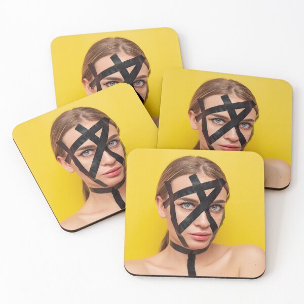 Item preview, Portrait of a girl on a yellow background designed and sold by Babydov.
