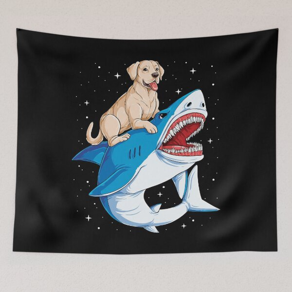 Item preview, Labrador Riding Shark Shirt for Men Women Boys Girls Kids Dog Lover Gifts designed and sold by LiqueGifts.