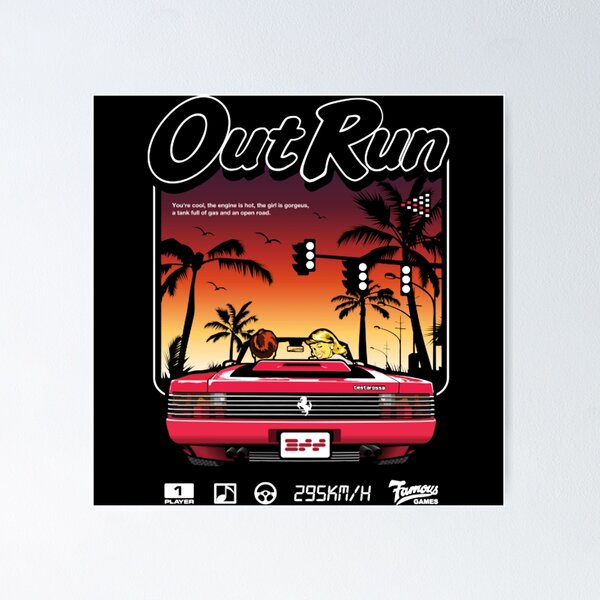 Artikel-Vorschau von Out Run Retro Vintage Arcade Gaming Shirt, designt und verkauft von kimchi446.