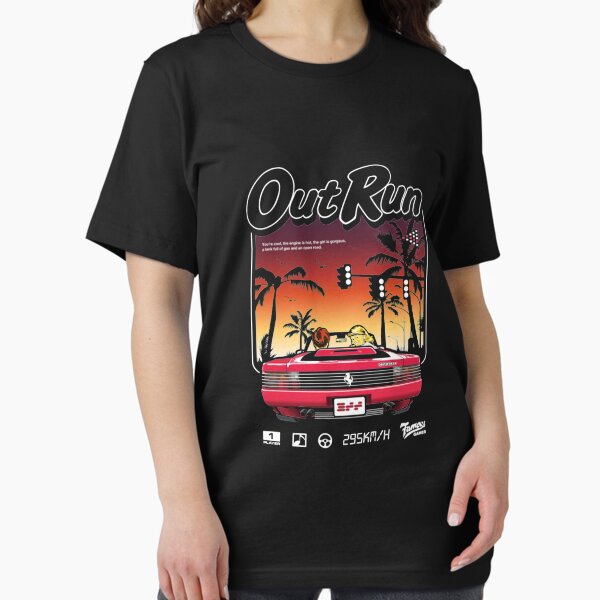 Vista previa del artículo con la obra «Camiseta Out Run Retro Vintage Arcade Gaming», diseñado y vendido por kimchi446.