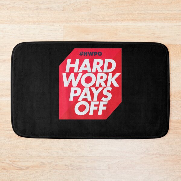 Item preview, Hwpo Hard Work Pays Off Motivational Theme designed and sold by ninapfvu.