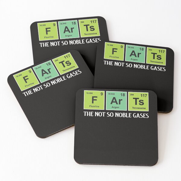 Item preview, Farts The Not So Noble Gases Funny Chemistry designed and sold by KendraHenke.