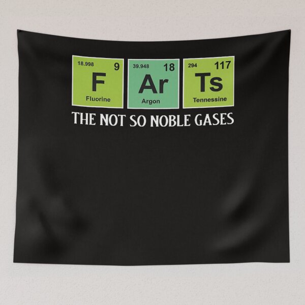 Item preview, Farts The Not So Noble Gases Funny Chemistry designed and sold by KendraHenke.