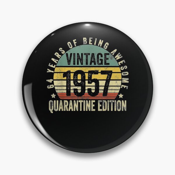 Item preview, 64th Birthday Retro Limited Edition 1957 Quarantine Birthday designed and sold by ninapfvu.