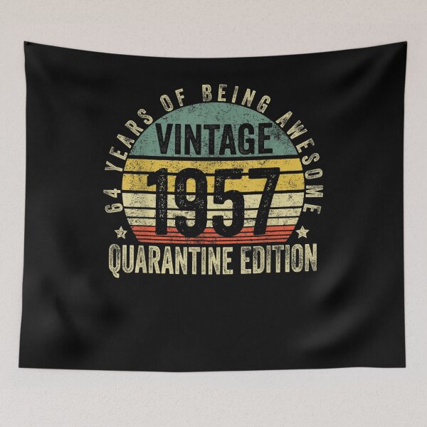 Item preview, 64th Birthday Retro Limited Edition 1957 Quarantine Birthday designed and sold by ninapfvu.