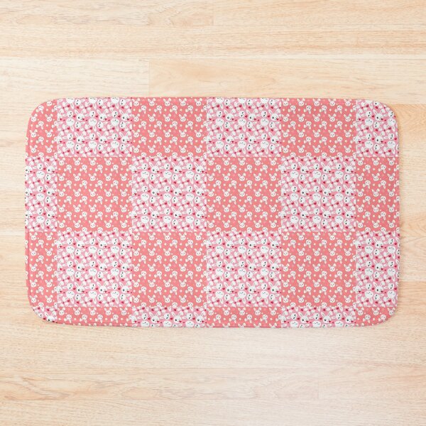 Item preview, Pink Easter Cute Bunny Faces Pattern 2022 designed and sold by dreamofdenim.