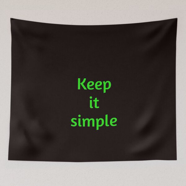 Item preview, Keep it simple designed and sold by Textbubble.