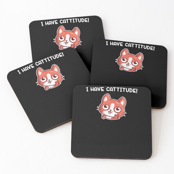 Item preview, I Have Cattitude Sign Of The Horns Hand Goth Funny Cat Owner designed and sold by ninapfvu.