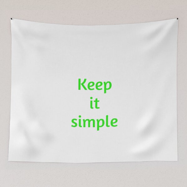 Item preview, Keep it simple designed and sold by Textbubble.