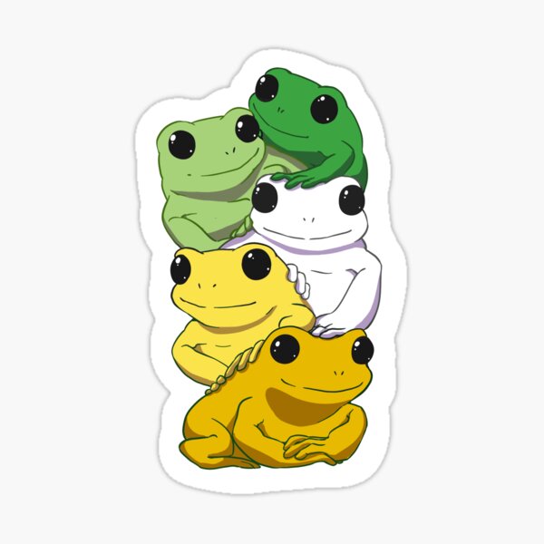 Item preview, Aromantic Frog Pile (aroallo) designed and sold by chroma_imp.