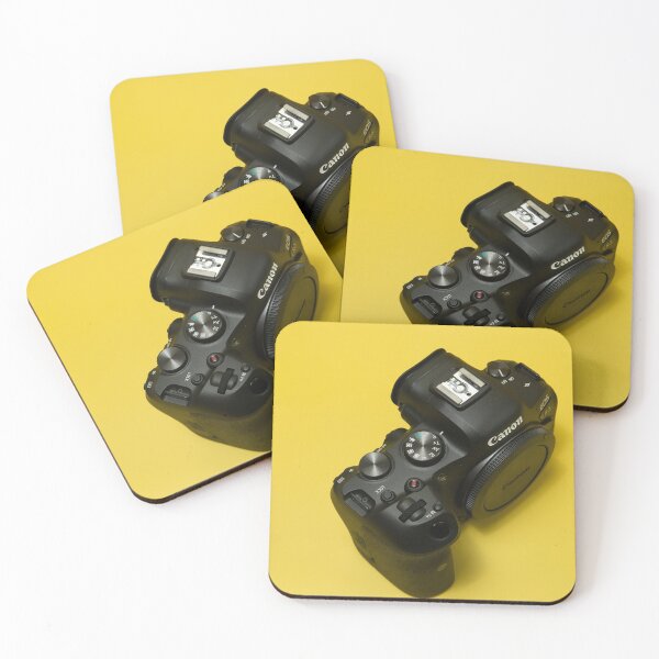 Item preview, Canon r6 camera on a yellow background designed and sold by Babydov.