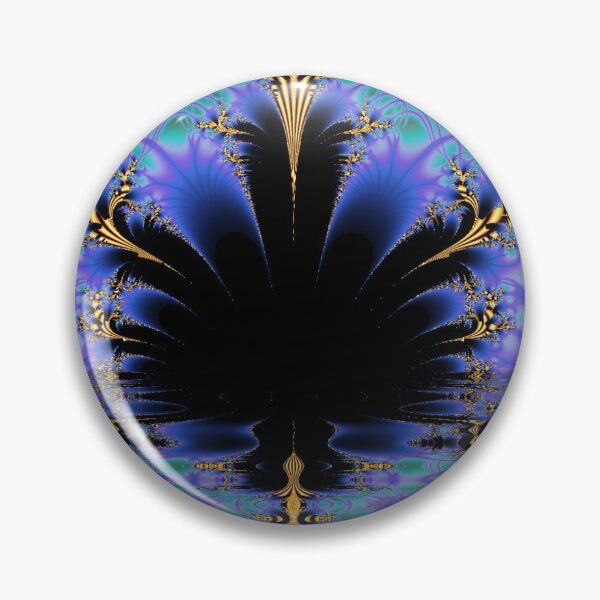 Item preview, Mirage Magic | Black and Blue Fractal Design | Ripple Effect | Raise Your Vibration designed and sold by JillyJ05.