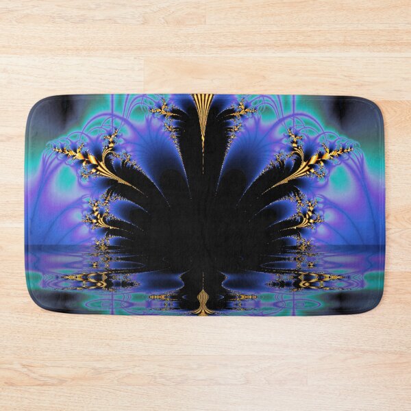 Item preview, Mirage Magic | Black and Blue Fractal Design | Ripple Effect | Raise Your Vibration designed and sold by JillyJ05.