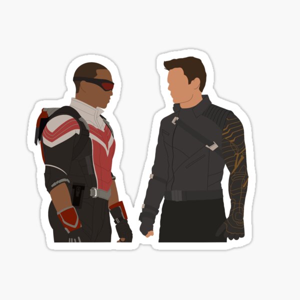 Anthony Mackie und Sebastian Stan Sticker