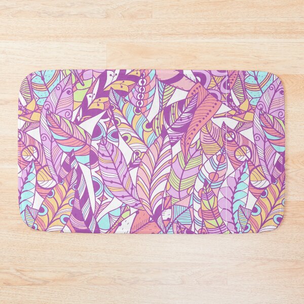 Item preview, Purple Feathers in the Wind designed and sold by DrakeDuck.