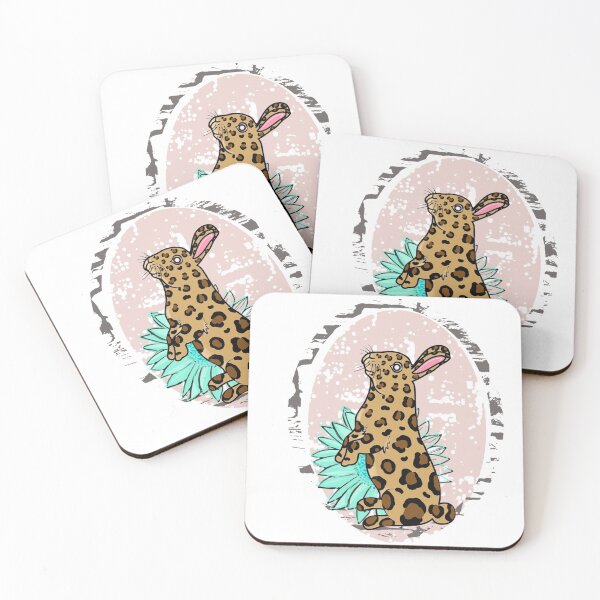 Item preview, leopard bunny easter designed and sold by au2515.