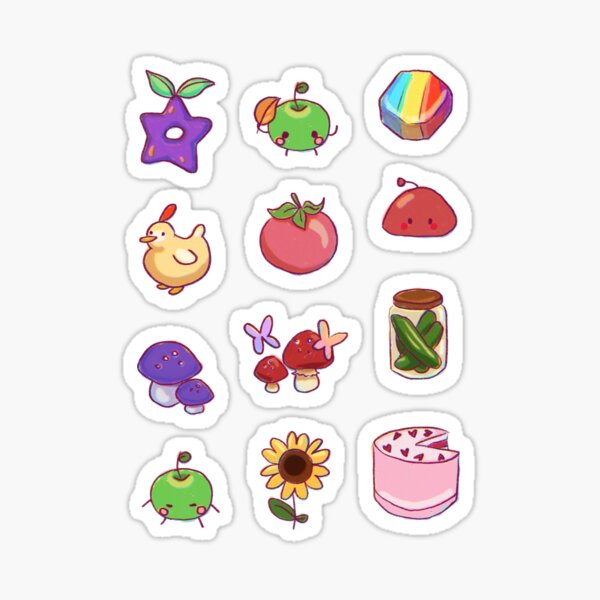 Item preview, Ensemble d'autocollants Stardew designed and sold by ladyleliel.