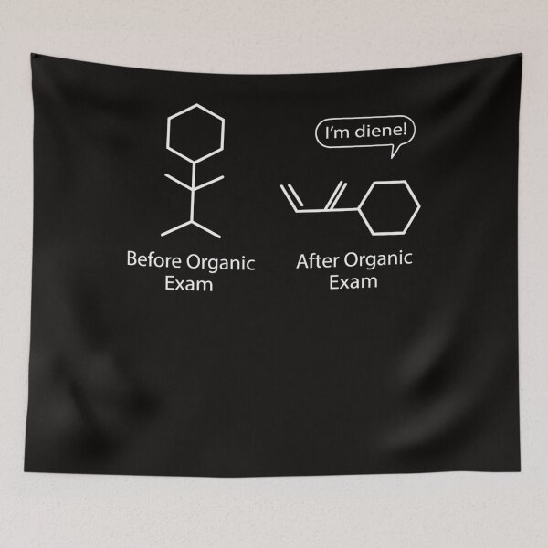 Item preview, Funny Chemistry Joke Organic Chemistry Before After Exams designed and sold by KendraHenke.