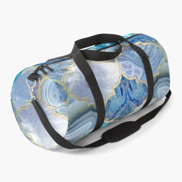 Item preview, Moroccan trellis Blue Mineral Textures designed and sold by k9printart.