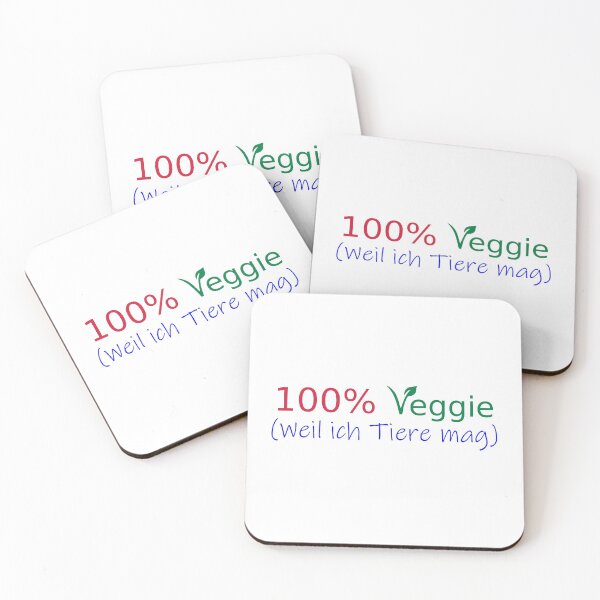 Item preview, 100% veggie - because I like animals - vegetarian - pun - fun4m3 designed and sold by IchBinChrist.