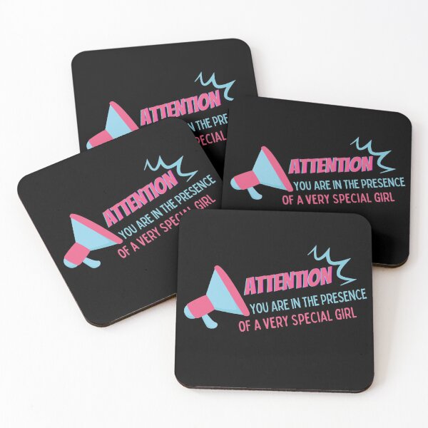 Item preview, Attention! You Are In The Presence Of A Very Special Girl Pink Design designed and sold by SweetAndSpice.