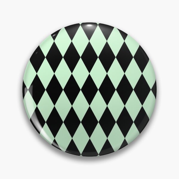 Item preview, HARLEQUIN MADNESS ( FUNHOUSE GREEN) designed and sold by Antisocial Creatives.