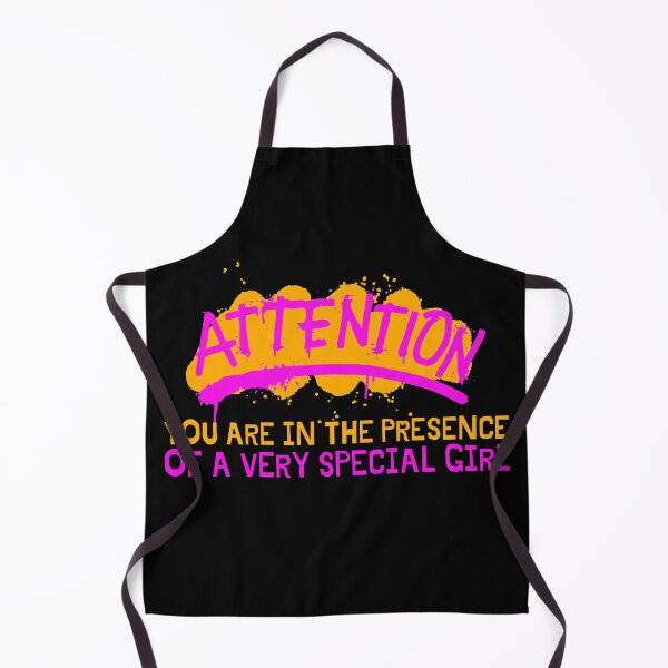 Item preview, Attention! You Are In The Presence Of A Very Special Girl Pink and Yellow Design designed and sold by SweetAndSpice.