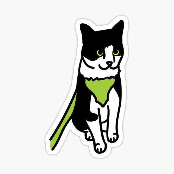 Sarah Cat 1 Sticker