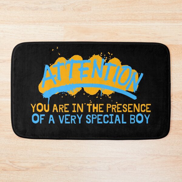 Item preview, Attention! You Are In The Presence Of A Very Special Boy Blue and Yellow Design designed and sold by SweetAndSpice.
