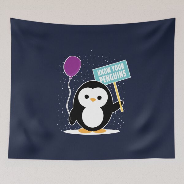 Item preview, Know Your Penguins Cute Penguin Lover Quote designed and sold by sillyquestions.