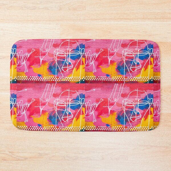 Item preview, Line Art Pinkish Graffiti designed and sold by thegraypocket.