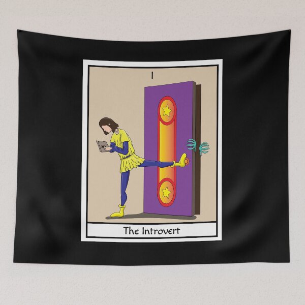 Item preview, The Introvert--Tarot Cards designed and sold by Grapikaaa.
