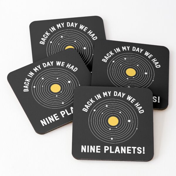 Item preview, Back In My Day We Had Nine Planets Funny Solar System Space Humor designed and sold by sillyquestions.