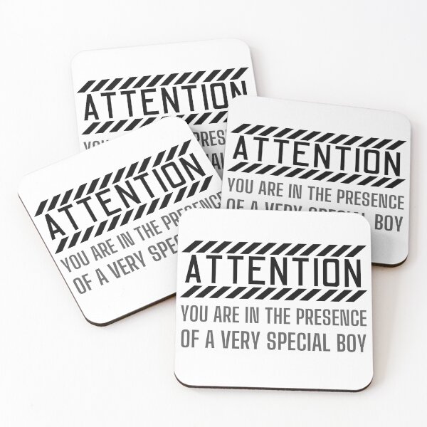 Item preview, Attention! You Are In The Presence Of A Very Special Boy Stripe Design designed and sold by SweetAndSpice.