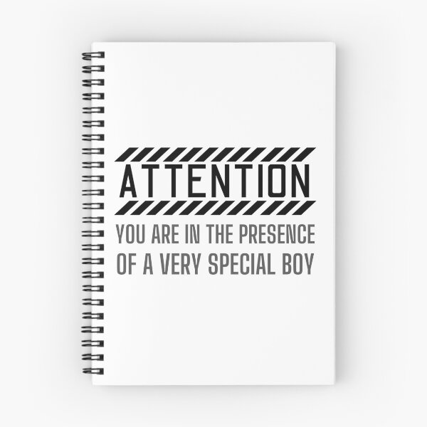 Item preview, Attention! You Are In The Presence Of A Very Special Boy Stripe Design designed and sold by SweetAndSpice.