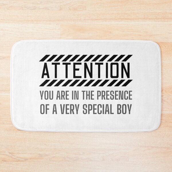 Item preview, Attention! You Are In The Presence Of A Very Special Boy Stripe Design designed and sold by SweetAndSpice.