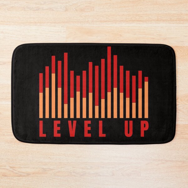 Item preview, Level Up Red/Orange designed and sold by Crayonjar.