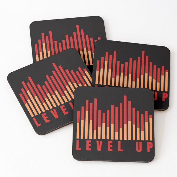 Item preview, Level Up Red/Orange designed and sold by Crayonjar.