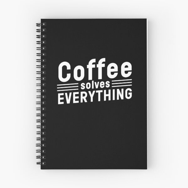 Item preview, Coffee Solves Everything Cool Coffee Lover Quote designed and sold by sillyquestions.
