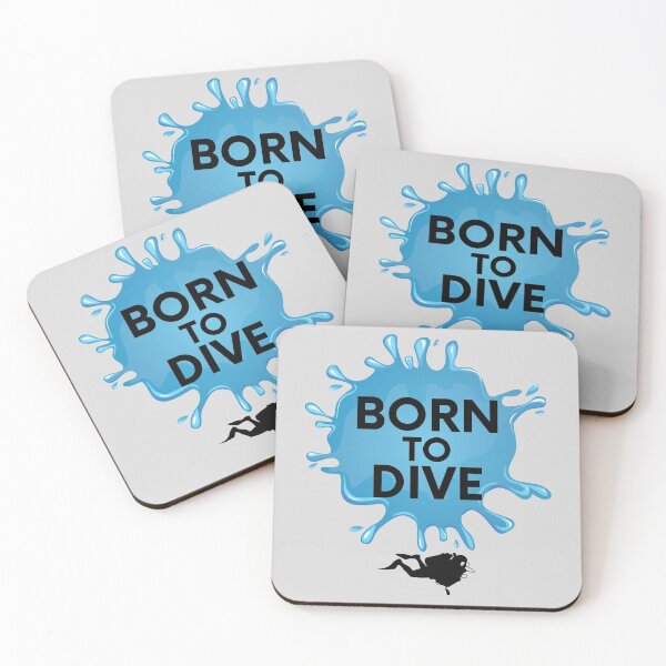 Item preview, Born To Scuba Dive (Black Version) designed and sold by StudioAquaLumos.