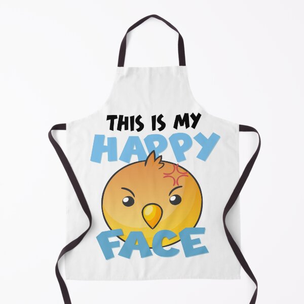 Item preview, Bird Angry Grumpy This Is My Happy Face  designed and sold by alexyoussef.