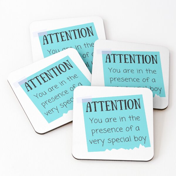 Item preview, Attention! You Are In The Presence Of A Very Special Boy Post It Design designed and sold by SweetAndSpice.
