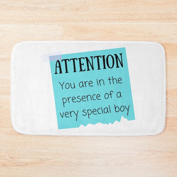 Item preview, Attention! You Are In The Presence Of A Very Special Boy Post It Design designed and sold by SweetAndSpice.