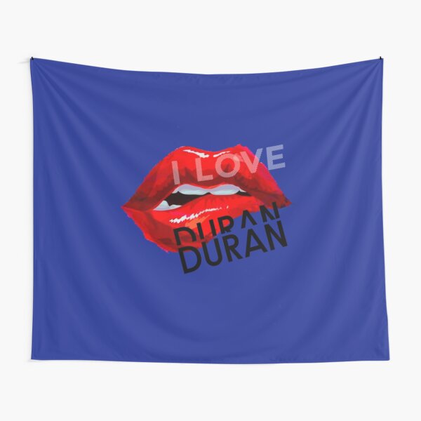80s Retro I Love Duran Duran Tapestry
