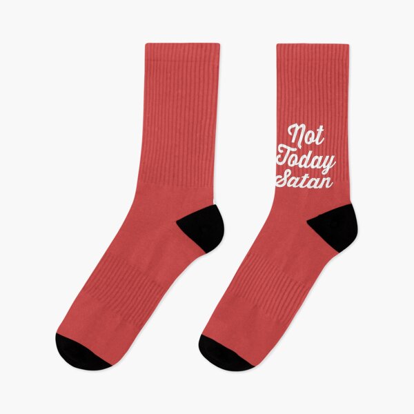 Item preview, Not Today Satan Funny Quote designed and sold by quarantine81.