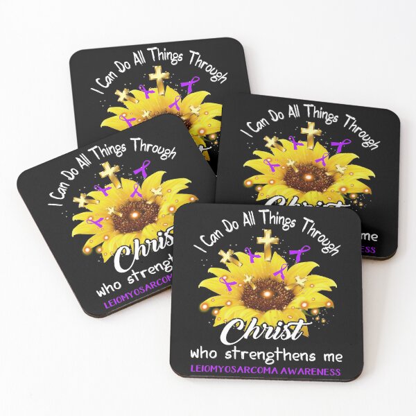 Item preview, I Can Do All Things Through Christ Who Strengthens Me Leiomyosarcoma Awareness designed and sold by rechardtee.