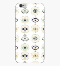 Evil Eye Collection on White iPhone Case