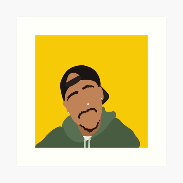 2pac King Art Prints For Sale Redbubble