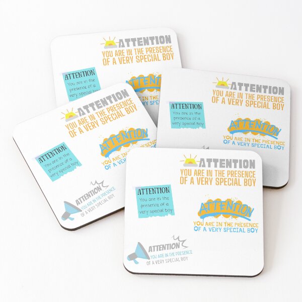 Item preview, Attention! You Are In The Presence of A Very Special Boy Sticker Pack 2 designed and sold by SweetAndSpice.